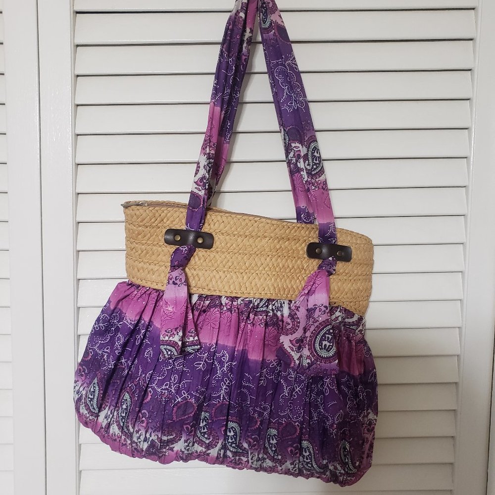 Handmade Purple Handbag